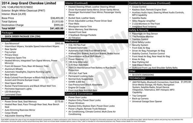 jeep grand cherokee 2014 1C4RJFBG7EC578832 image jeep grand cherokee 2014 1C4RJFBG7EC578832 image